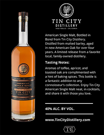 Tin City American Single Malt Whiskey